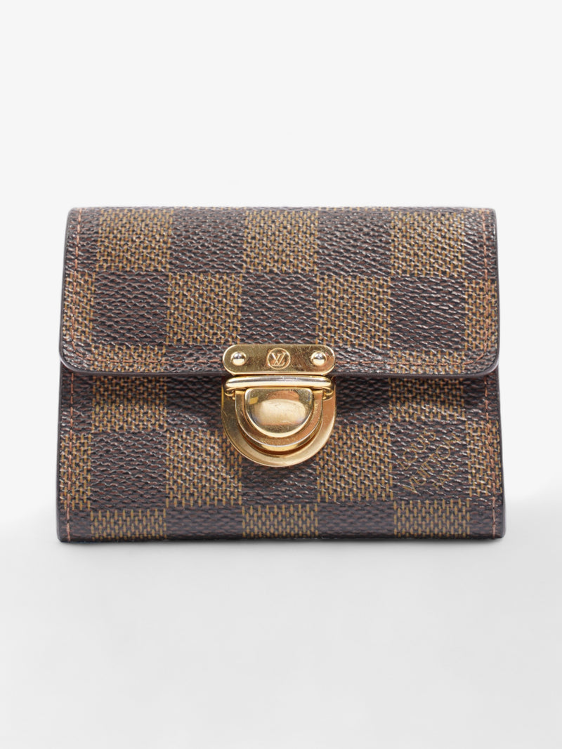 Louis Vuitton Coin Purse Damier Ebene Coated Canvas