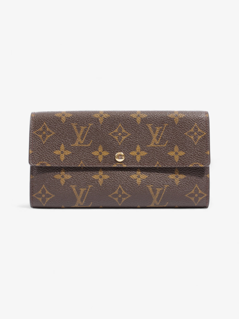 Louis Vuitton Louis Vuitton Monogram Portefeuille Sarah M61734 SP1110 Wallet Monogram Coated Canvas