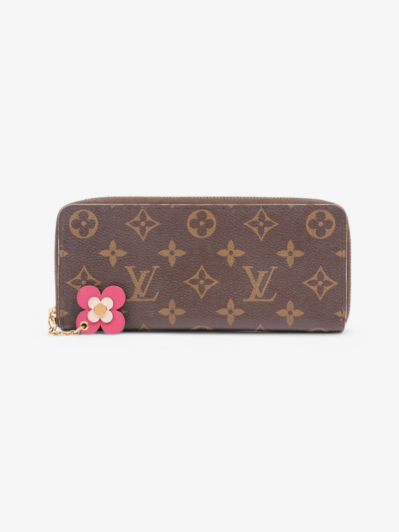 Louis Vuitton Clemence Wallet Monogram Coated Canvas