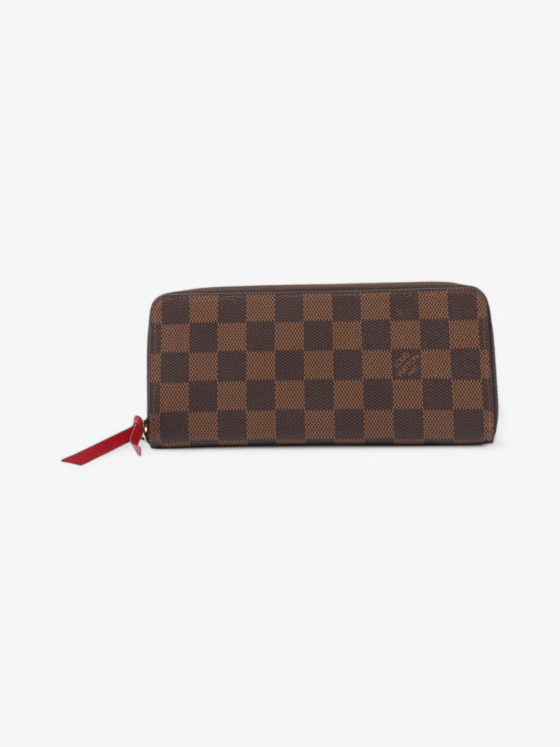 Louis Vuitton Clemence Wallet Damier Ebene Coated Canvas