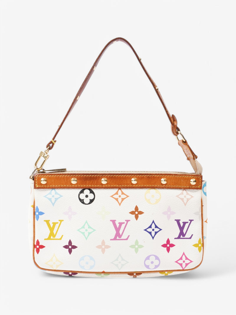 Louis Vuitton Murakami Pochette Accessoires White / Multicolour Coated Canvas