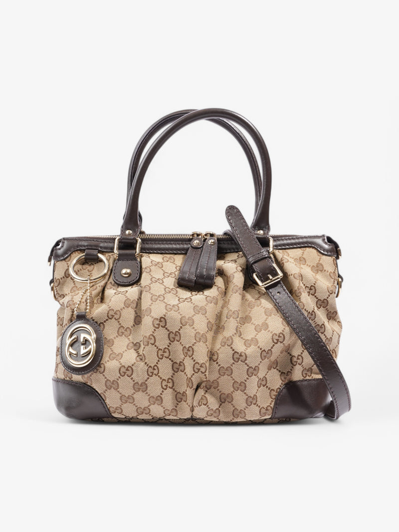 Gucci Sukey 2Way Beige / Brown Canvas