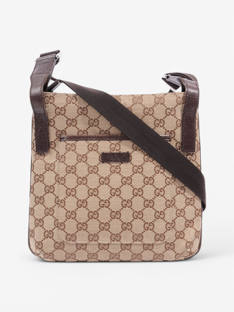 Gucci GG Shoulder Bag Beige / Brown Canvas