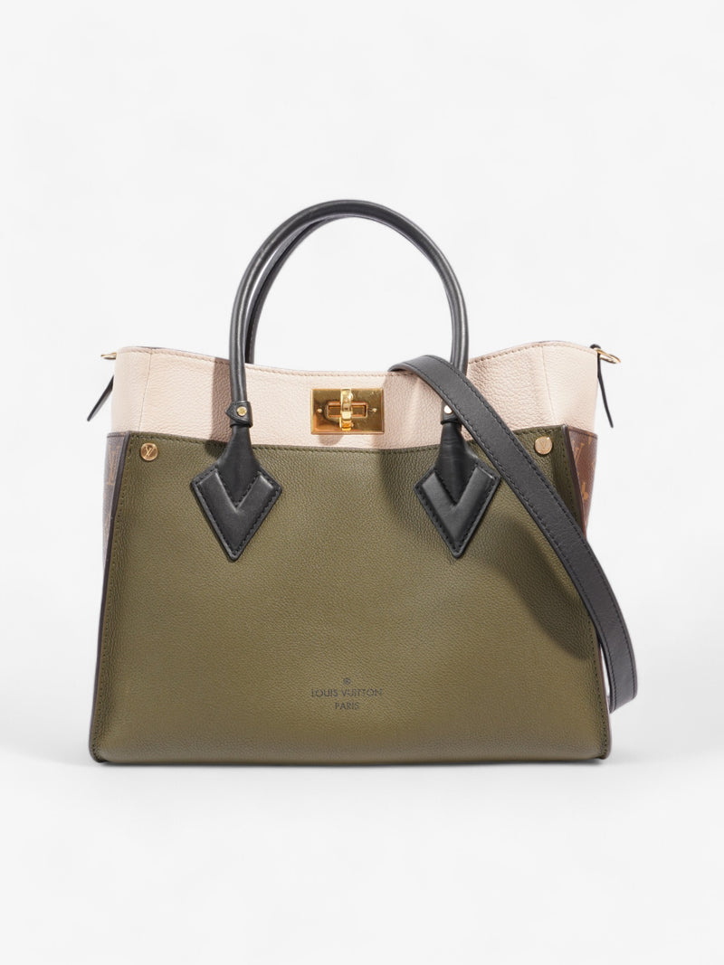 Louis Vuitton On My Side Olive Green / Cream / Monogram Leather