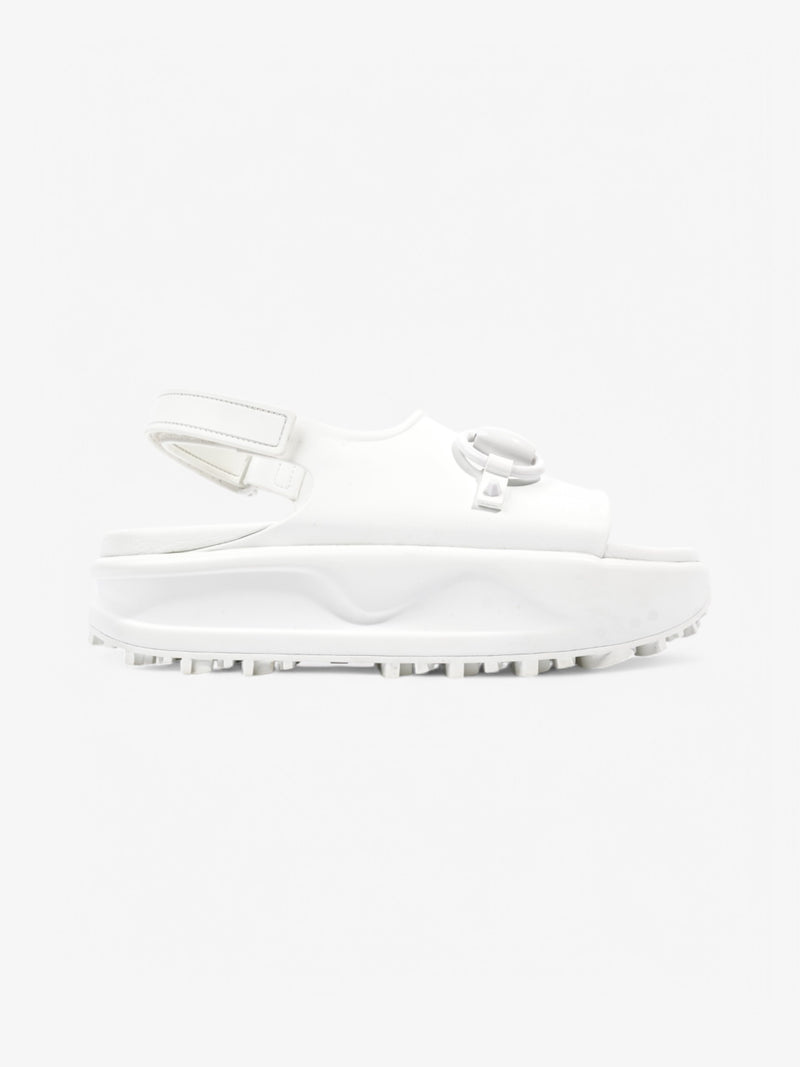 Gucci Horsebit Sandals White  Rubber EU 37 UK 4