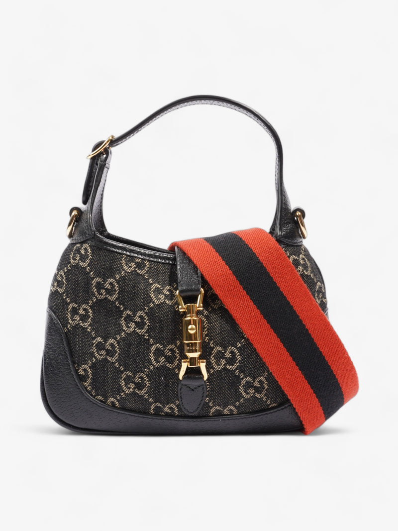 Gucci Jackie Mini 1969 Black Denim GG Supreme Denim