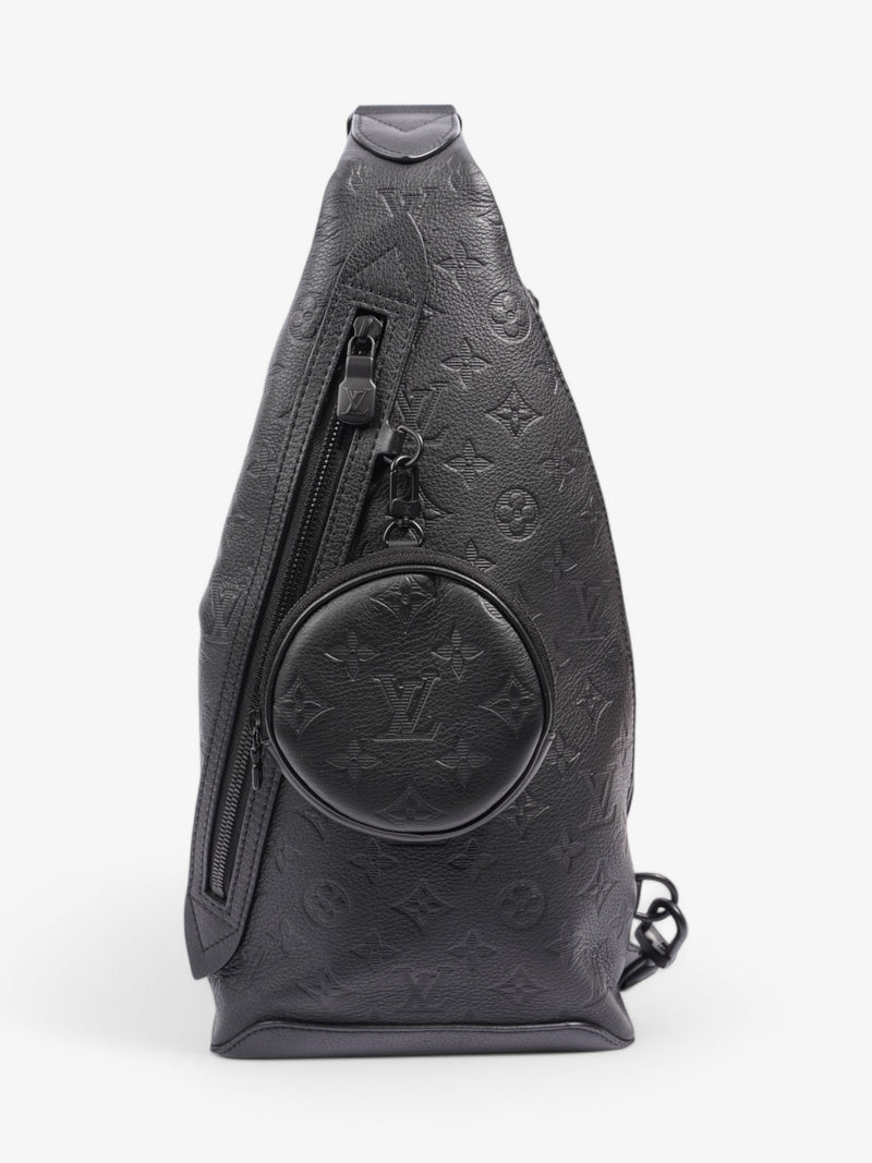 Louis Vuitton Duo sling Black Embossed Leather
