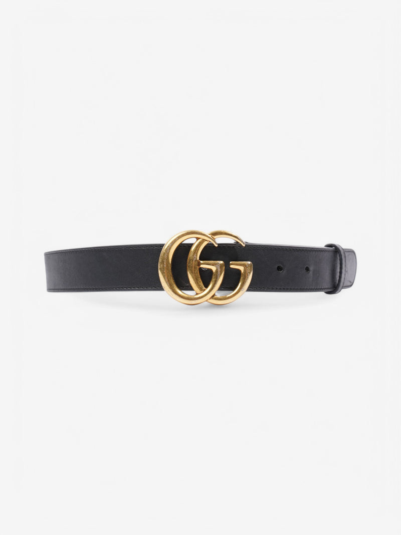 Gucci GG Marmont Belt Black Leather