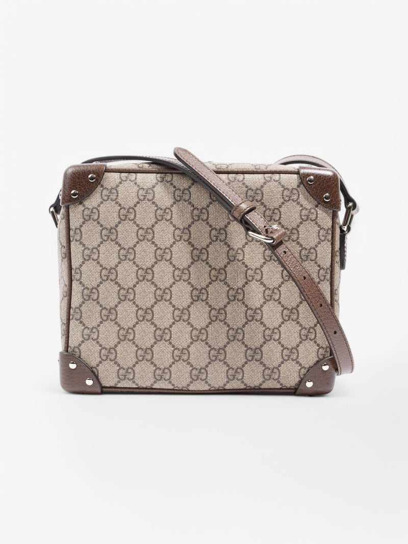 Gucci Trunk Bag Supreme / Brown Coated Canvas