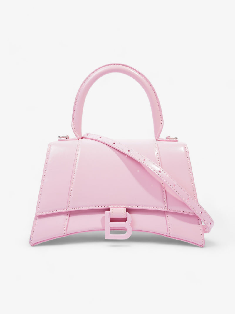 Hourglass Pink Calfskin Leather Small