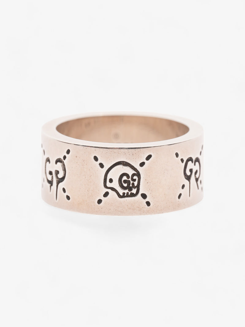 Gucci Ghost Ring Silver Silver Sterling 13 (Circumference - 53mm)