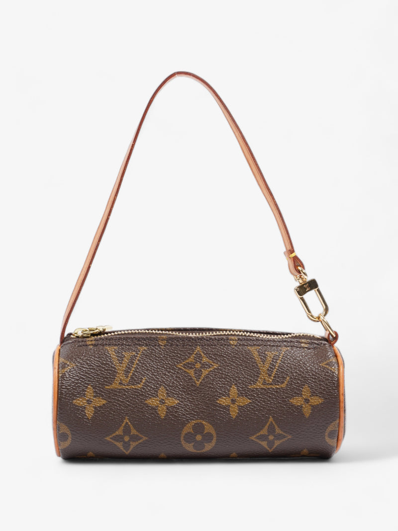 Mini Papillon  Monogram Coated Canvas