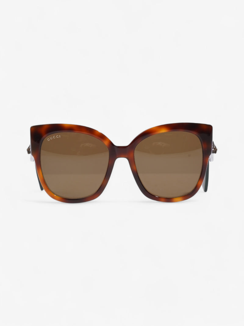 Gucci Gucci Sunglasses Brown / Green / Red Plastic One size
