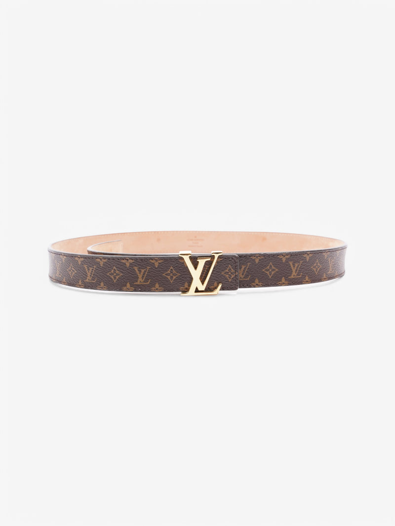 Louis Vuitton Initials 20mm Belt Monogram Coated Canvas 80cm 32