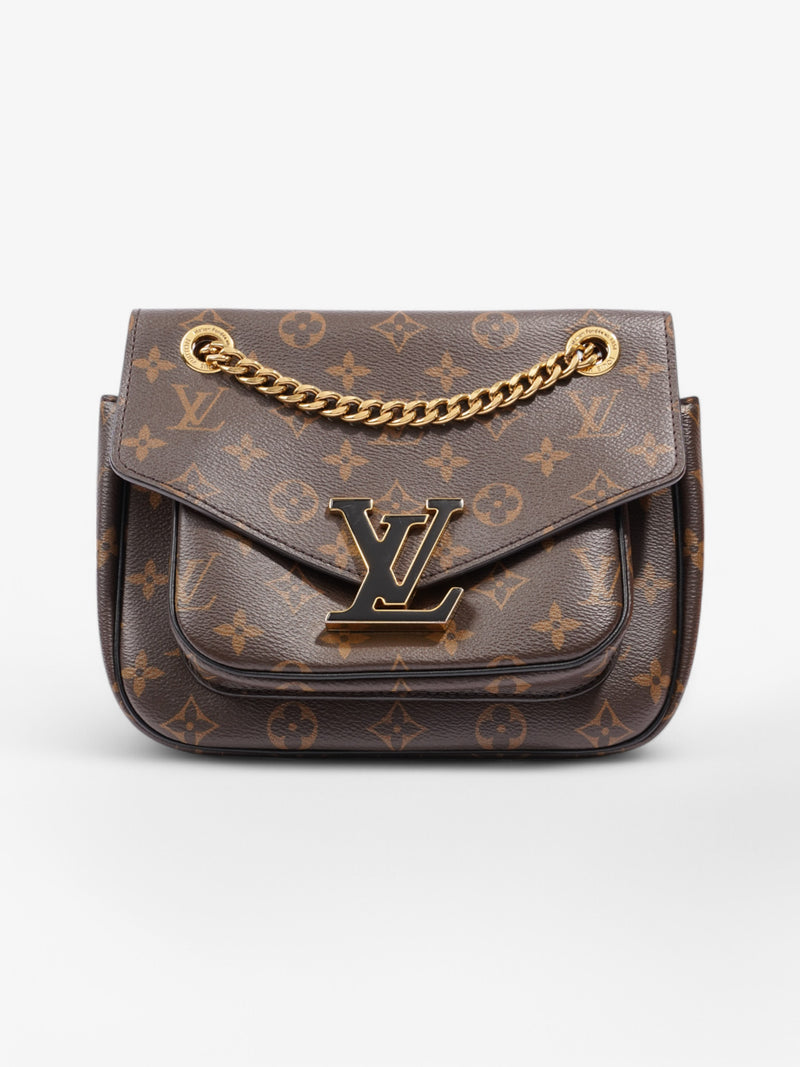 Louis Vuitton Passy Bag Monogram / Black Coated Canvas