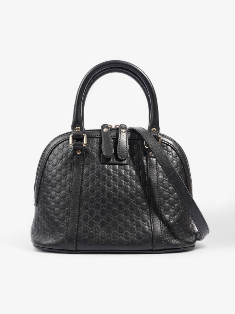 Gucci Mini Dome Black Microguccissima Empreinte Leather