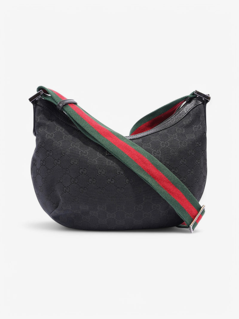 Gucci Shoulder Bag Black Canvas