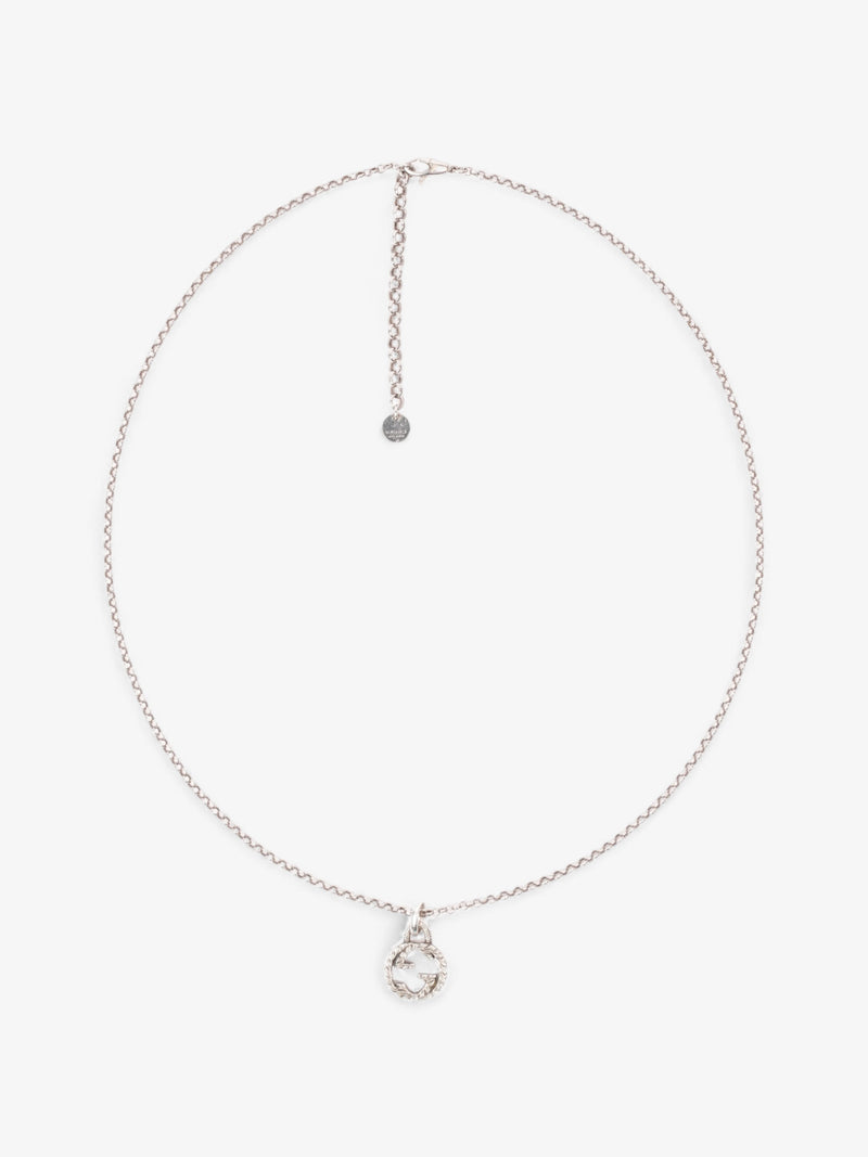 Gucci Interlocking G Necklace Silver Silver Sterling