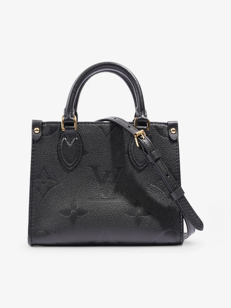 Louis Vuitton OnTheGo Black Empreinte Leather BB