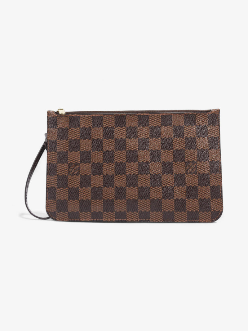 Louis Vuitton Neverful Pochette Damier Ebene Coated Canvas