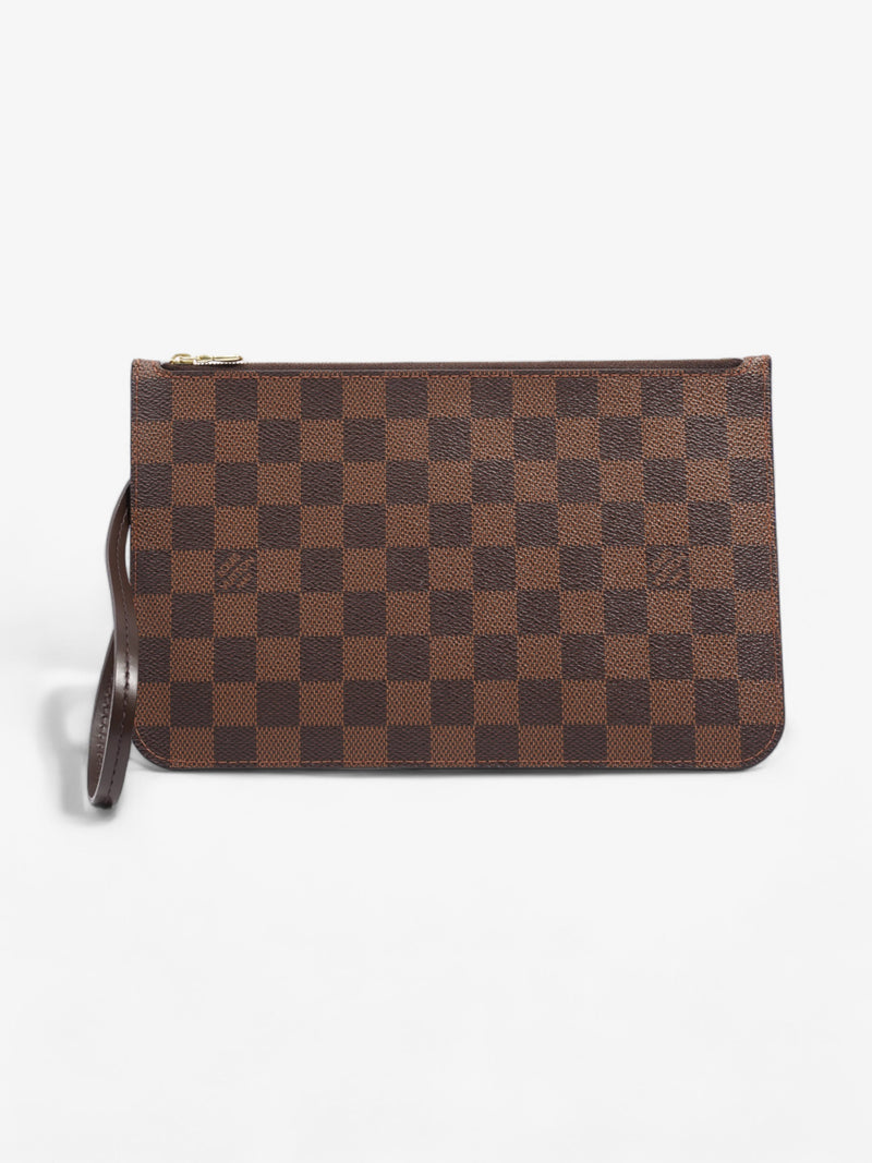 Louis Vuitton Neverful Pochette Damier Ebene Coated Canvas