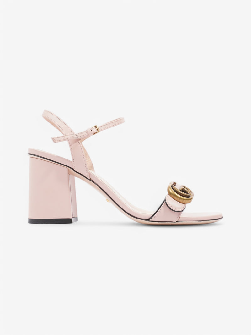 Gucci GG Sandals 70 Pink Leather EU 38.5 UK 5.5