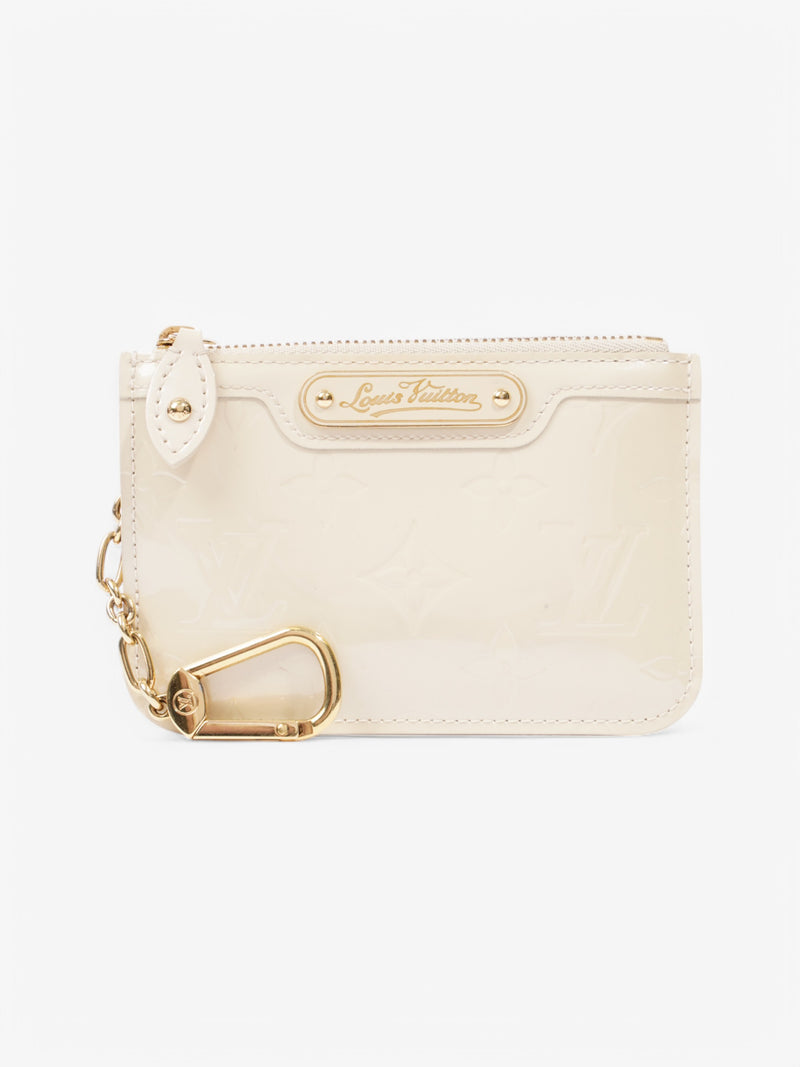 Louis Vuitton Key Pouch Cream Vernis Leather