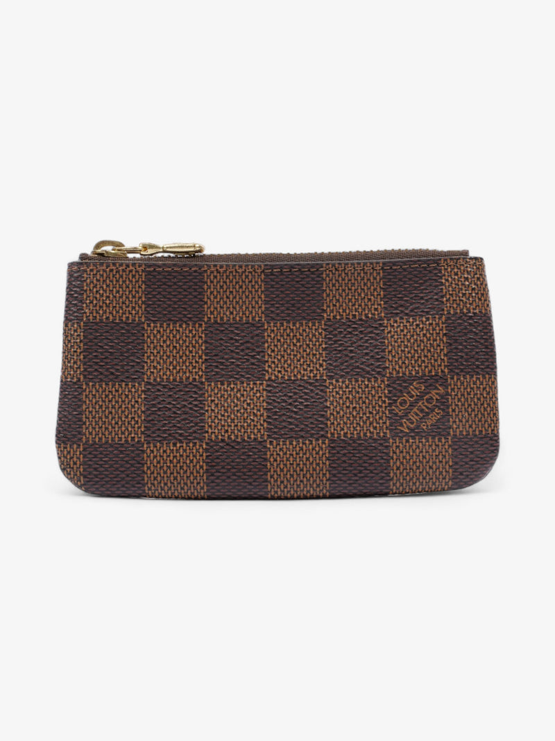 Louis Vuitton Key Pouch Damier Ebene Coated Canvas