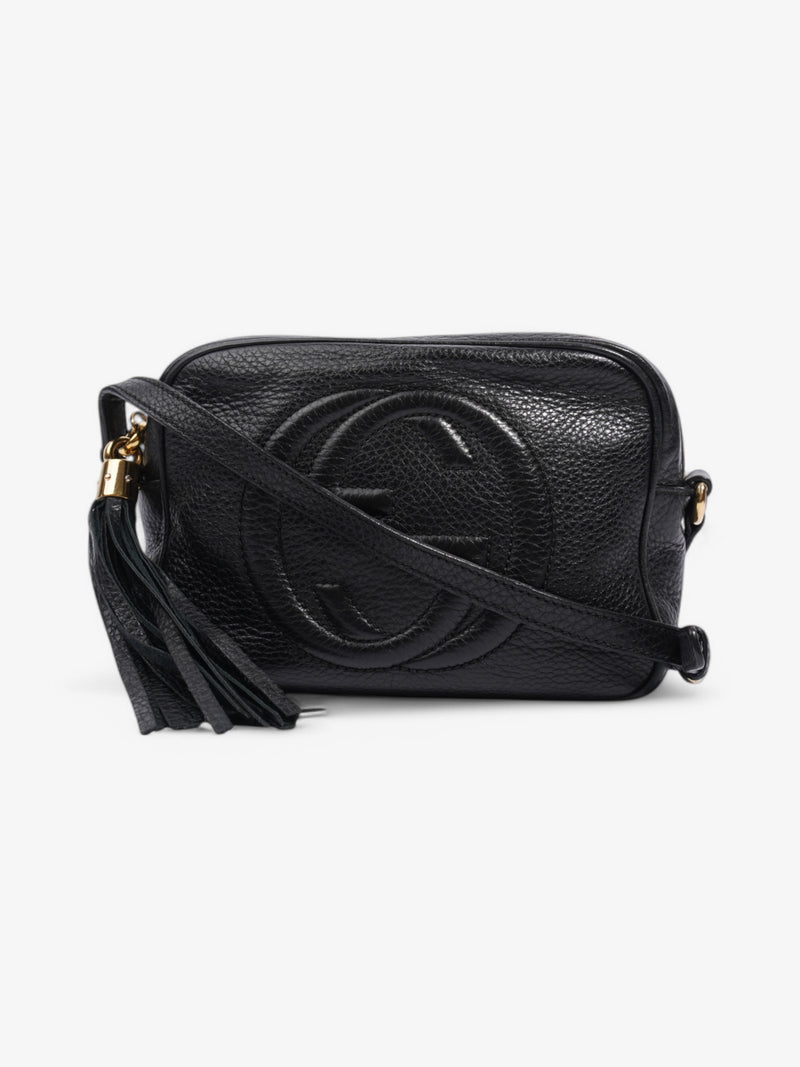Gucci Soho Disco Bag Black Calfskin Leather Small