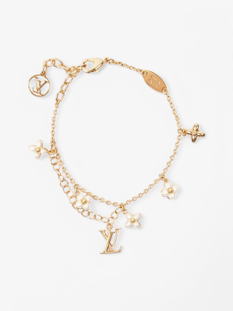 Louis Vuitton LV Floragram Bracelet Gold / Pearl Base Metal