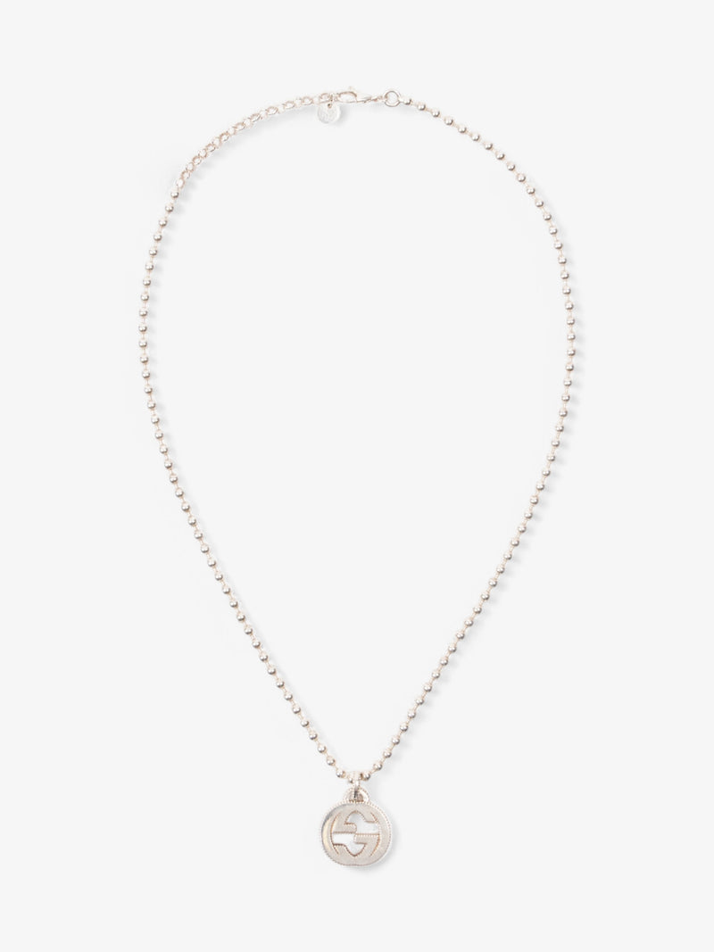 Gucci Interlocking G Necklace Silver Silver Sterling