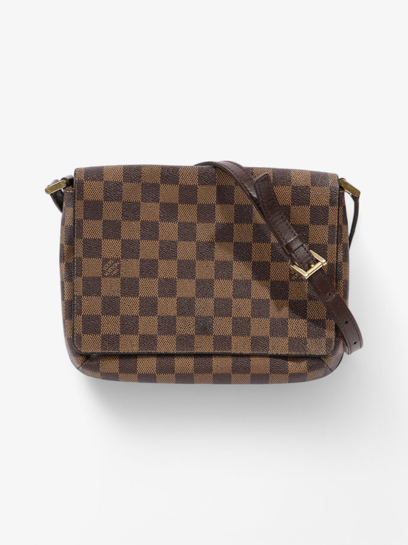 Louis Vuitton Musette Tango Damier Ebene Coated Canvas