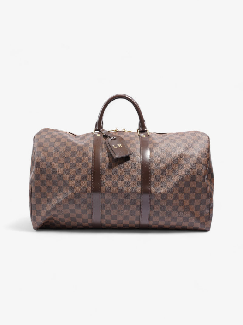 Louis Vuitton Keepall Damier Ebene Coated Canvas 55