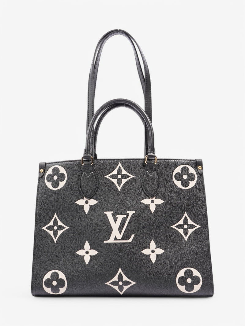 Louis Vuitton Onthego Tote bag Black / Beige  Leather