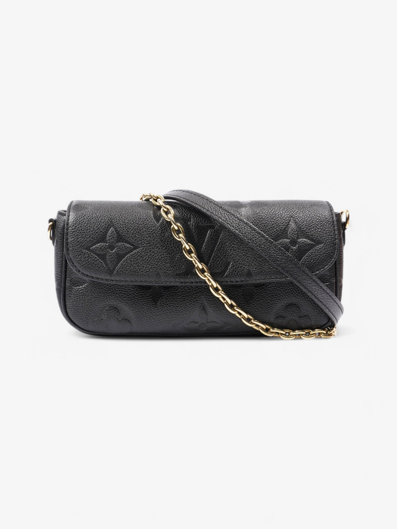 Louis Vuitton Ivy  Black Embossed Leather