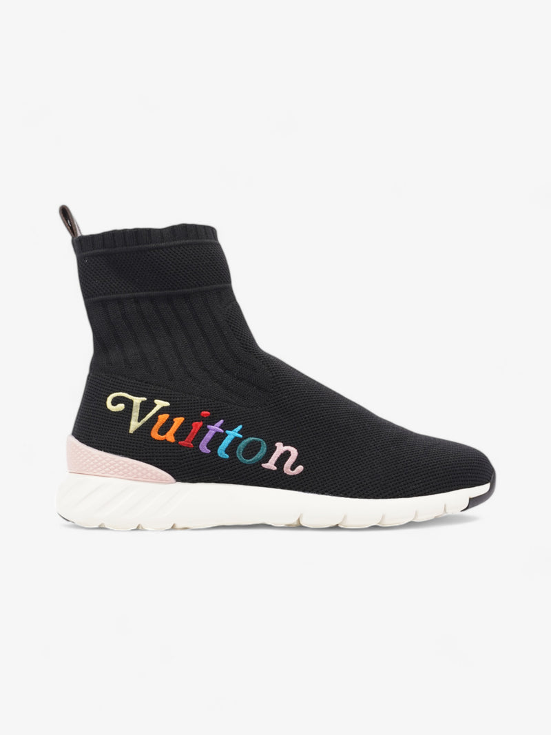 Louis Vuitton Logo Sock Runner Black / Multicolour / Pink Cotton EU 37 UK 4