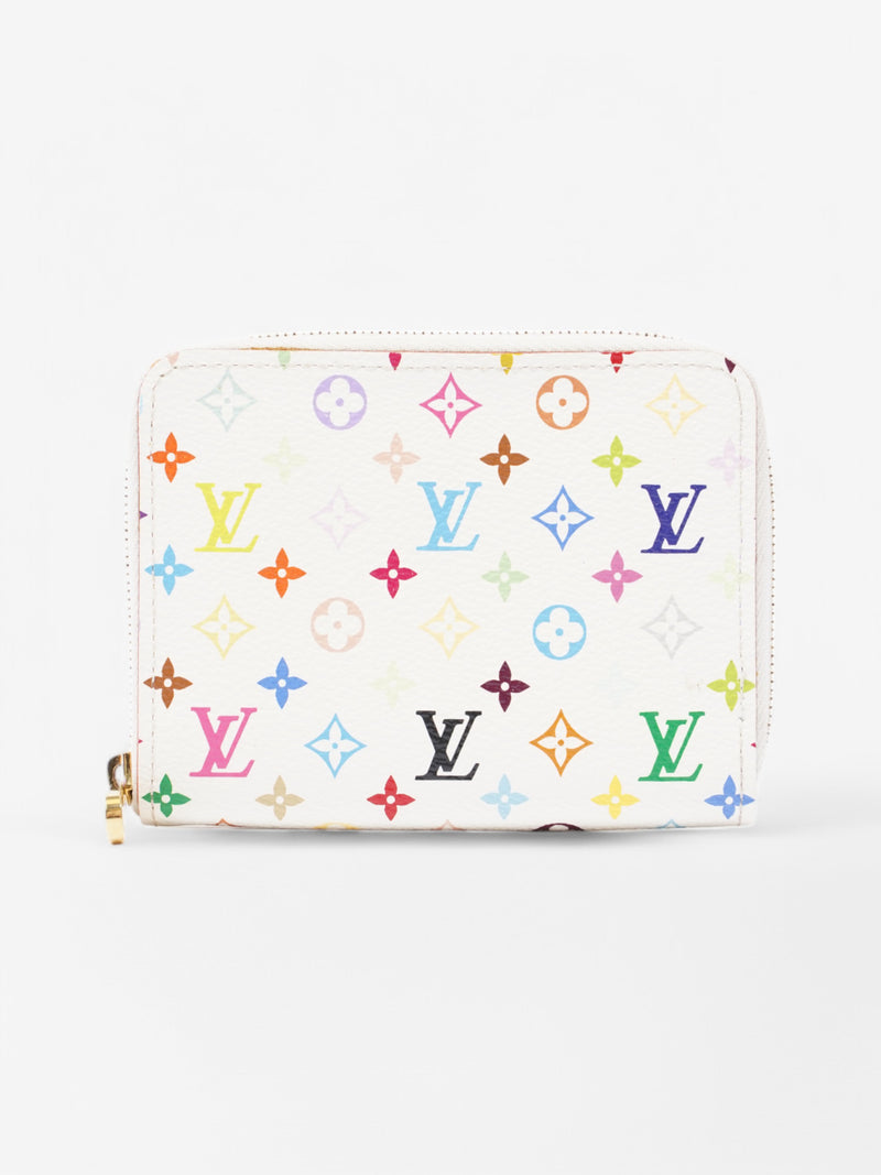 Louis Vuitton Coin Purse Monogram Multicolour / White Coated Canvas