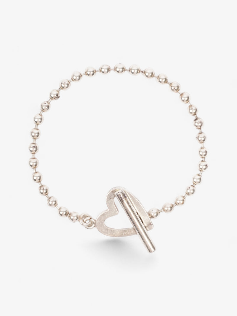Gucci Heart Bracelet Silver Silver Sterling