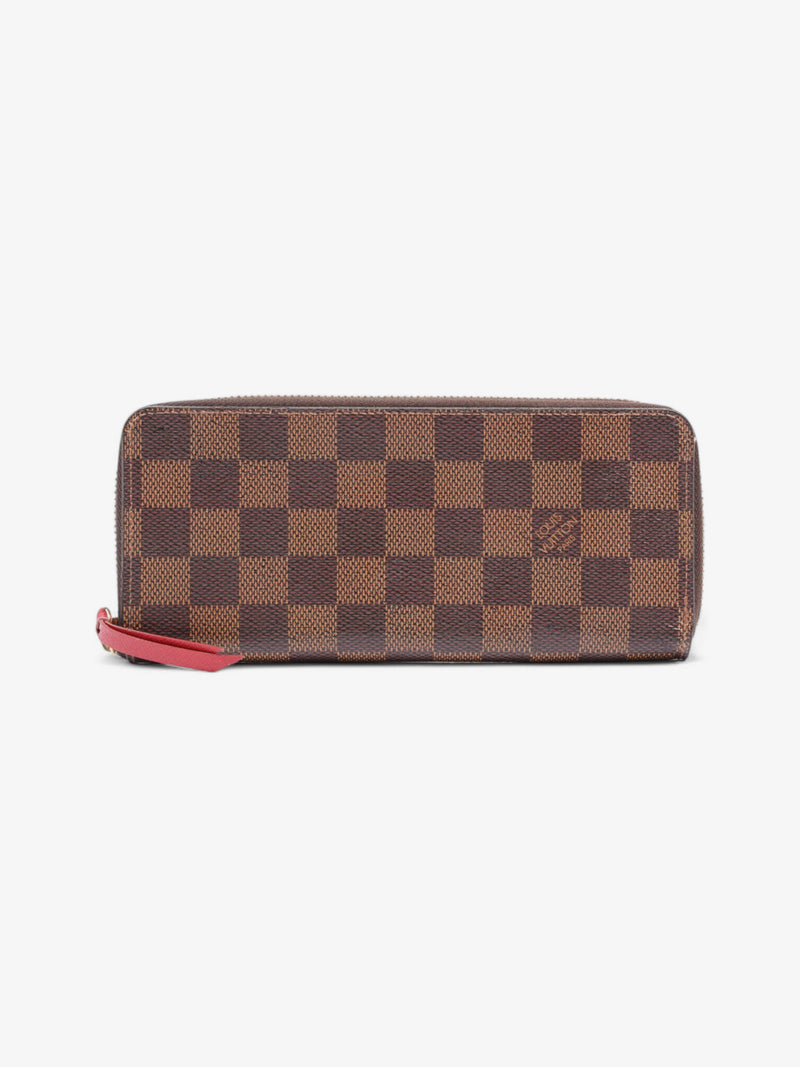 Louis Vuitton Clemence Wallet Damier Ebene Coated Canvas