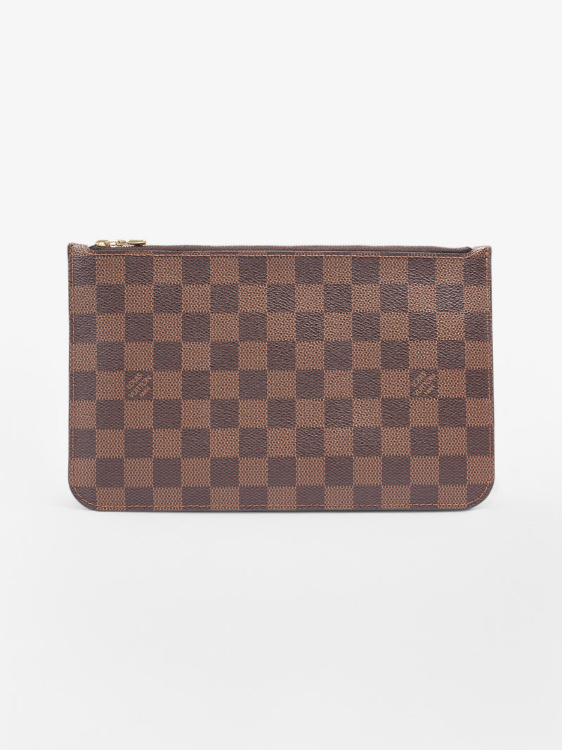 Louis Vuitton Neverfull Pochette Damier Ebene Coated Canvas