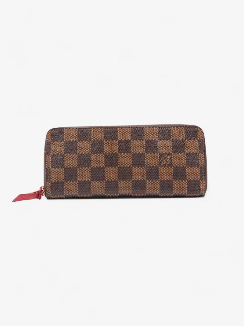 Louis Vuitton Clemence Wallet Damier Ebene Coated Canvas