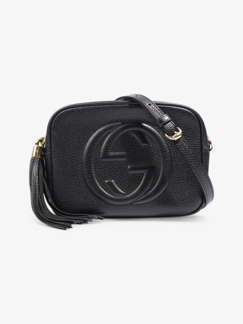 Gucci Soho Disco Bag Black Calfskin Leather Small