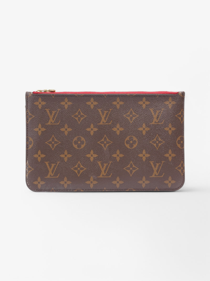 Louis Vuitton Neverfull Removable Pouch Monogram Coated Canvas