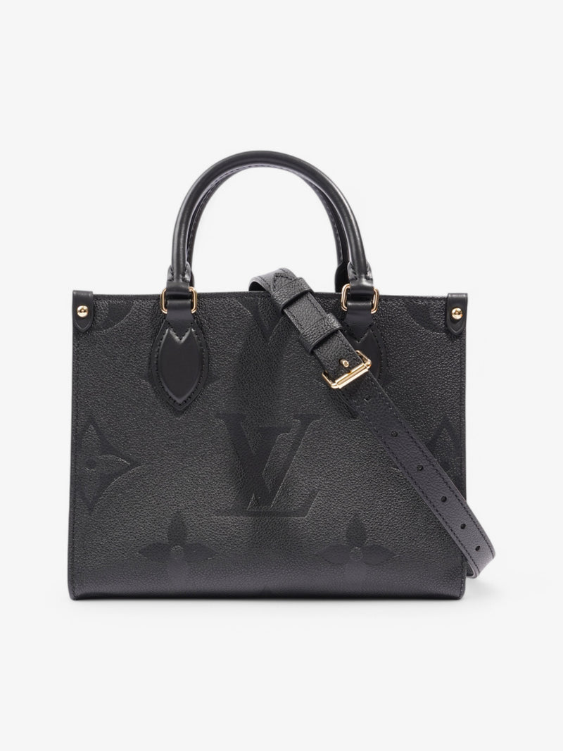 Louis Vuitton On the go Black Embossed Leather MM