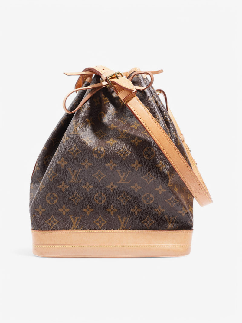 Louis Vuitton Noè  Monogram / Beige  Coated Canvas