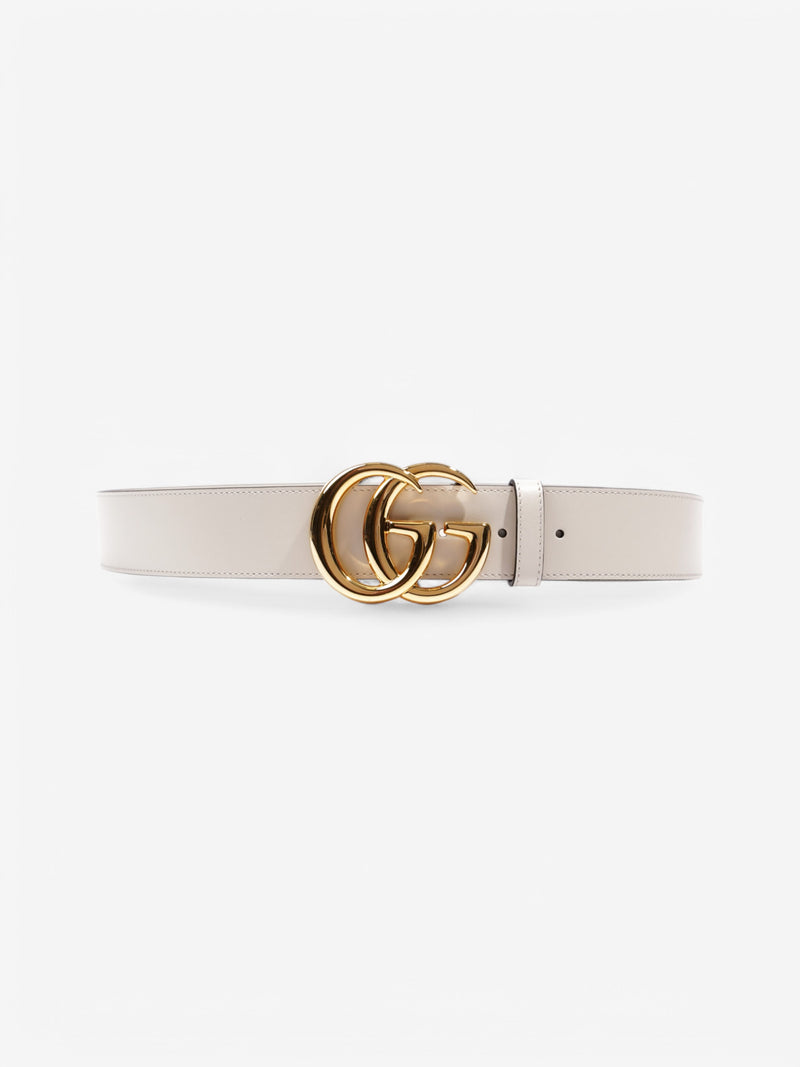 Gucci Marmont Belt White Leather 105cm 42