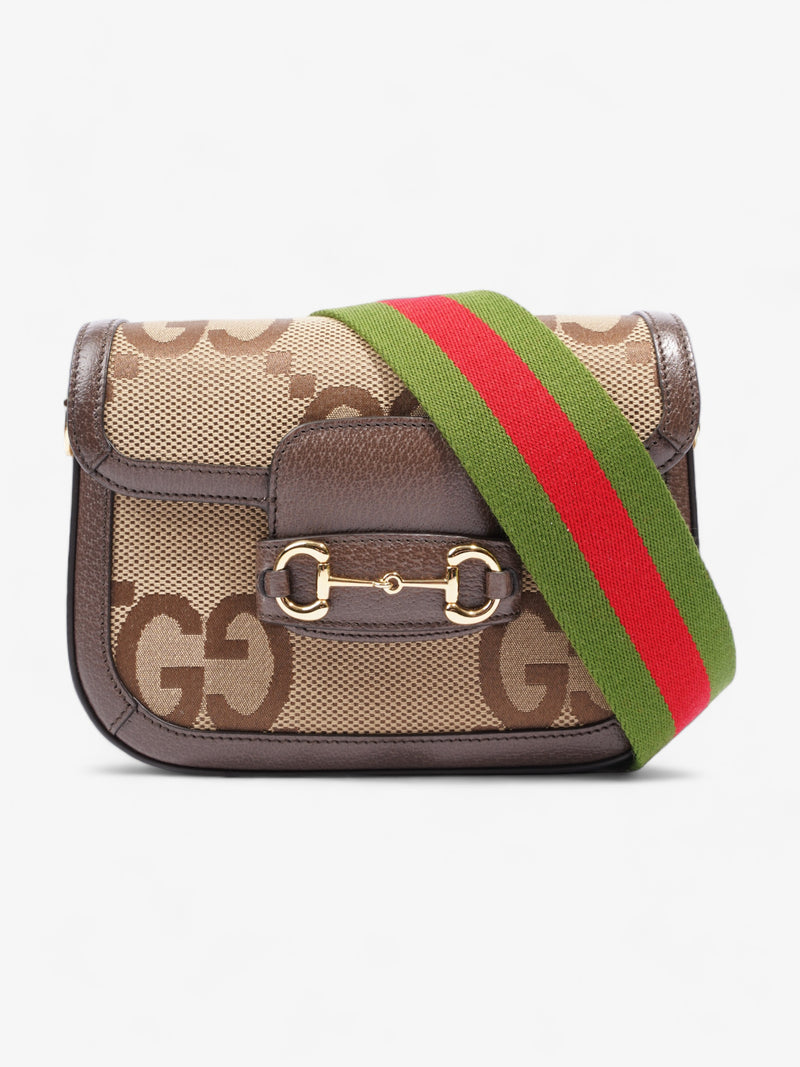 Horsebit 1995 Jumbo GG Brown Canvas Mini