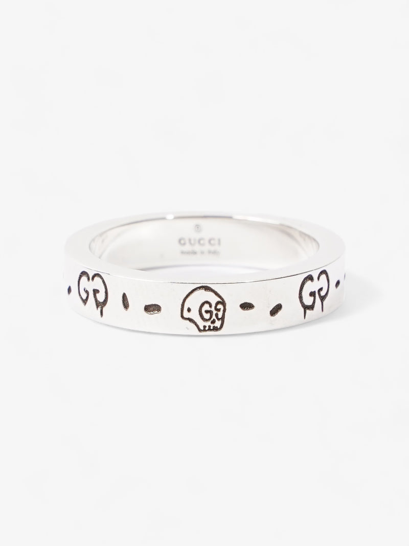 Gucci Ghost Ring Silver Silver Sterling 13 (Circumference - 53mm)