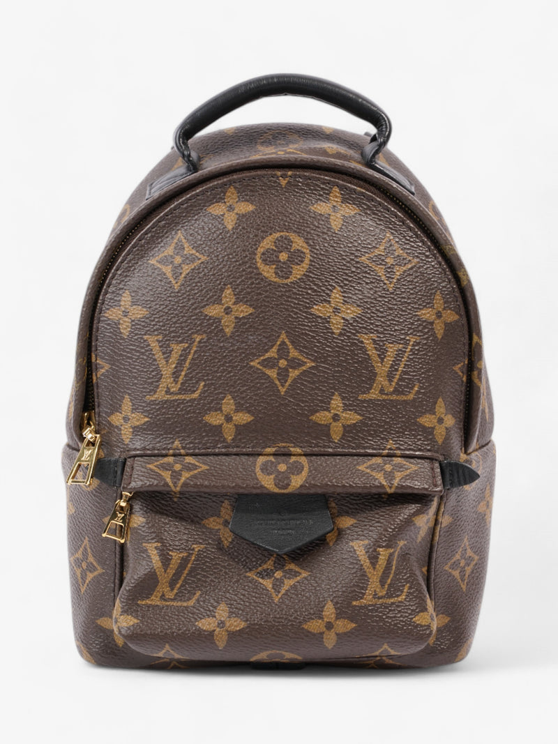 Louis Vuitton Palm Springs Monogram / Black Coated Canvas Mini