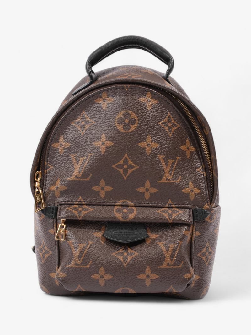 Louis Vuitton Palm Springs Monogram / Black Coated Canvas Mini